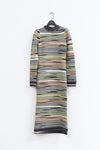 SWAYING/KNIT Crochet Striped Long Skirt SW22AW2L19 Green